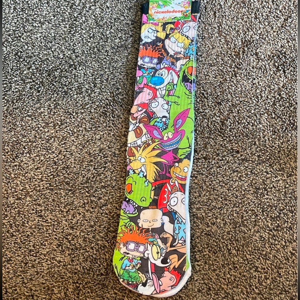Nickelodeon ankle socks, large, multicolor